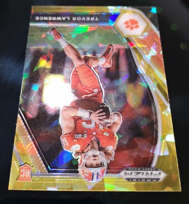 TREVOR LAWRENCE RC 🔥 2021 Panini Prizm Gold Cracked Ice Draft