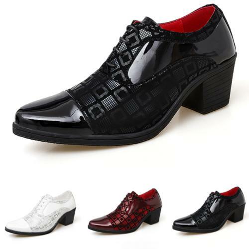 SAOLA Scarpe eleganti Oxford da uomo formali a punta stringate scavate giunture matrimonio