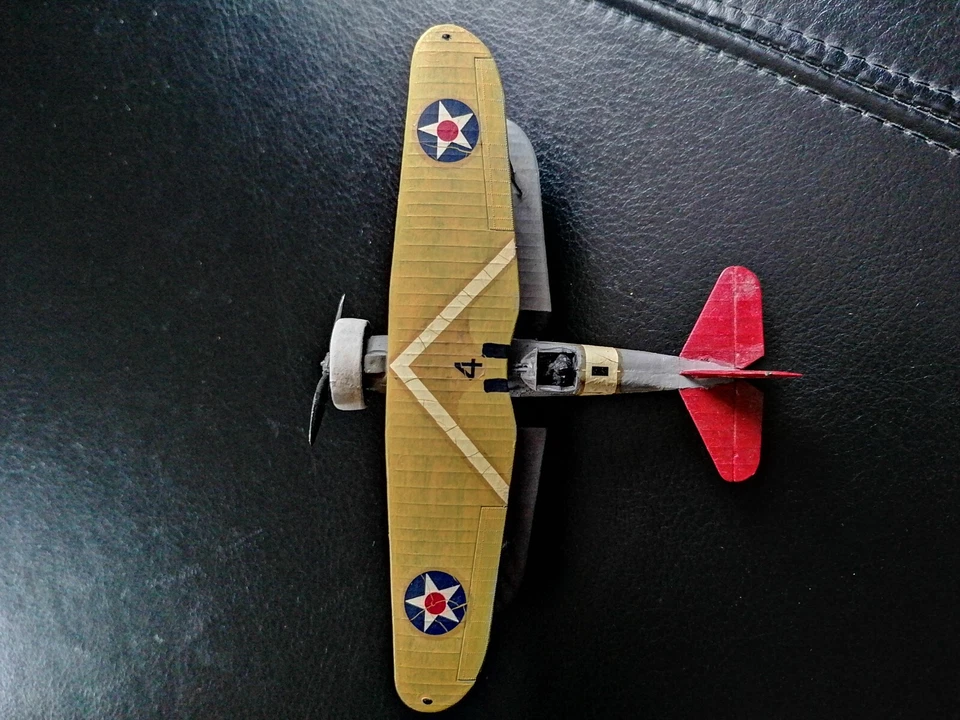 Monogram? Lindberg? CURTISS GOSHAWK F11C-2? plastica no box - Immagine 2 di 4