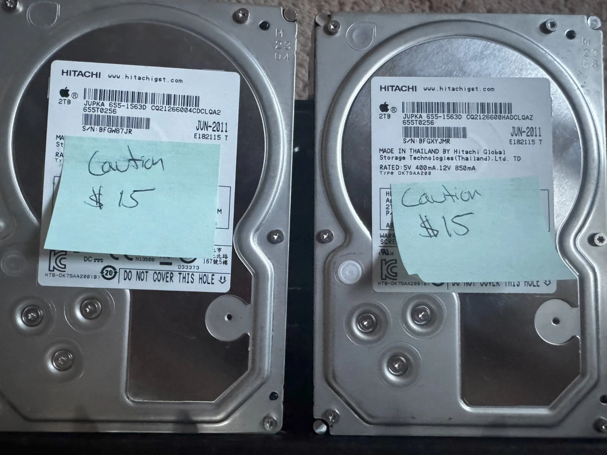 Hitachi 2TB Storage Capacity Hard Drives (HDD, SSD & NAS) for sale