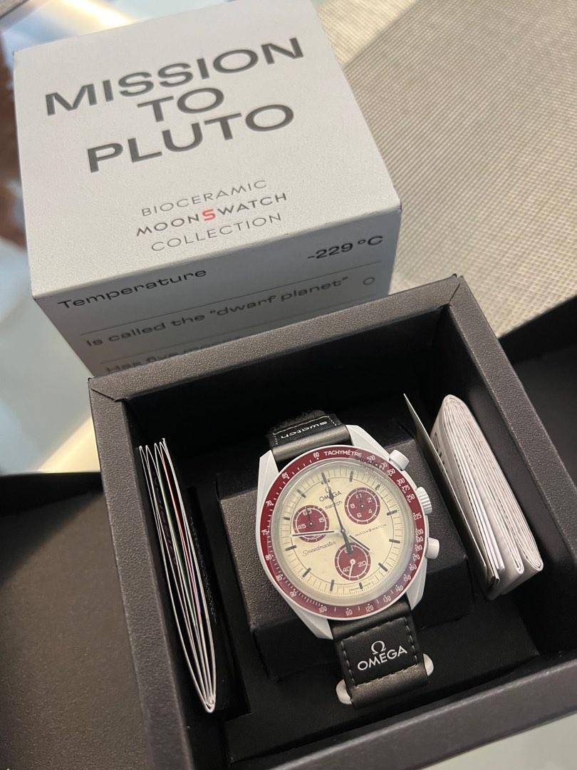 Swatch x Omega Bioceramic Moonswatch Mission To Pluto Swatch x Omega Bioceramic Moonswatch Mission To Pluto