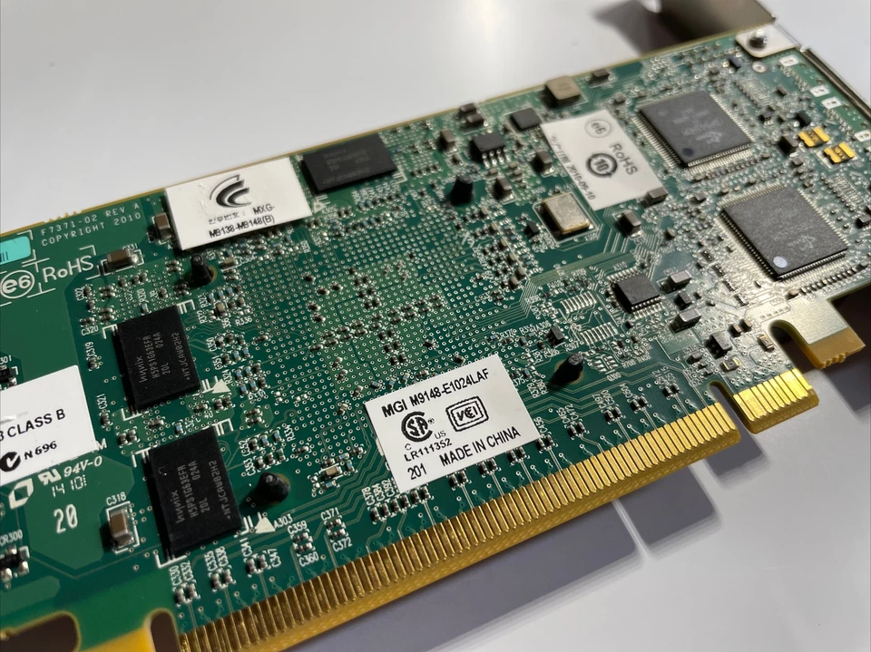 Matrox M9148 PCIe x16 1GB 4xDP Video Card High Profile P/N:M9148-E1024LAF Tested - Image 4 of 4