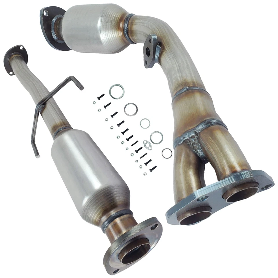 2×Catalytic converter For TOYOTA TACOMA 1999-2004 2.7L set Foto 3 de 4