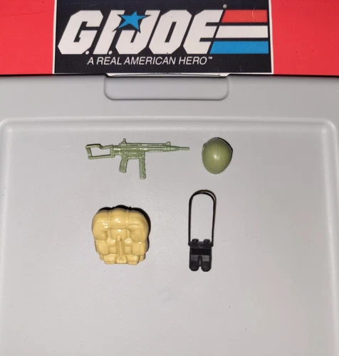 GI Joe Duke 1984 Complete Weapons Accessories Set Original 80's Hasbro Unbroken