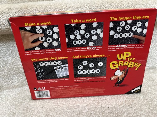 Tyco Boardgame Up For Grabs Box Word Game - Picture 2 of 8
