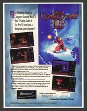 Ultima Underworld II Labyrinth of Worlds PC Game Promo Ad Art Print Poster 2
