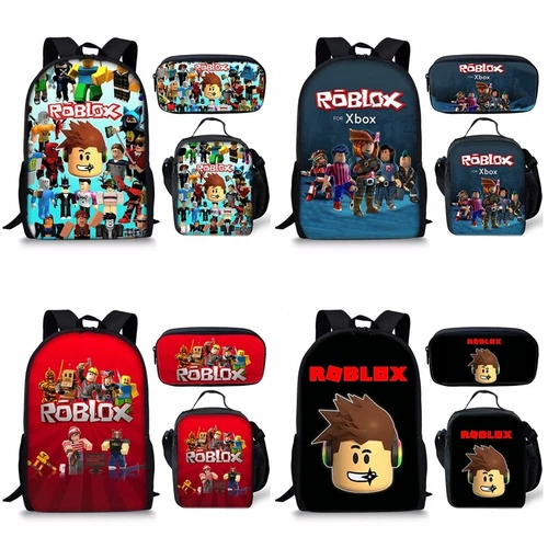 Roblox Game Backpack School Rucksack Shoulder Bag Lunch Bag Pencil Kids Gift UK - Picture 1 of 50