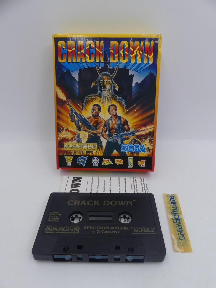 Crack Down (1989) Spectrum 48/128K +2 Cassette - Capcom