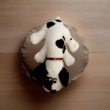 Vintage 1985 Tonka Large Pound Puppy Puppies 18 White With Brown Spots Ears