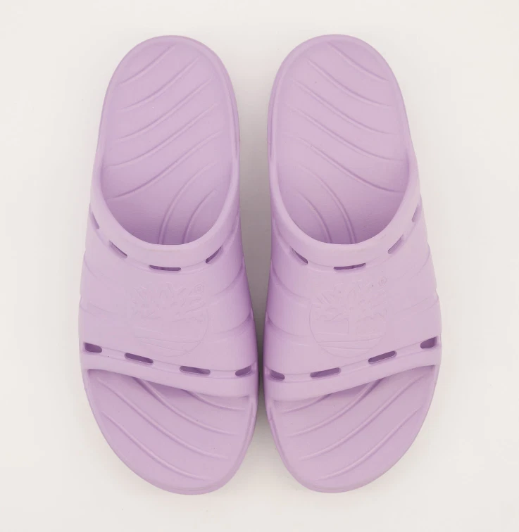 NUOVO E ORIGINALE Ciabatte Timberland viola taglia UK 12 5