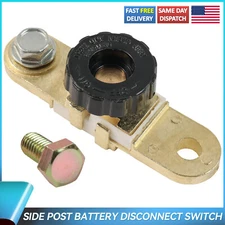 Battery Terminal Quick Disconnect Switch Side Post Battery Shut/ Cut Off Brass