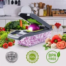 Vegetable Fruit Cutter Mandolin Slicer and Chopper