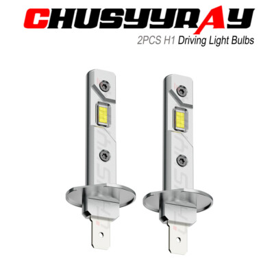 2x Super Bright H1 LED Headlight Kit High Low Beam Fog Driving Bulbs 6000K White