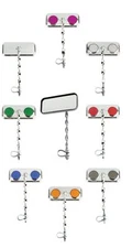 Lowrider Flat Twisted Chrome Rectangle Bicycle Mirror Beach Cruiser 8 Color