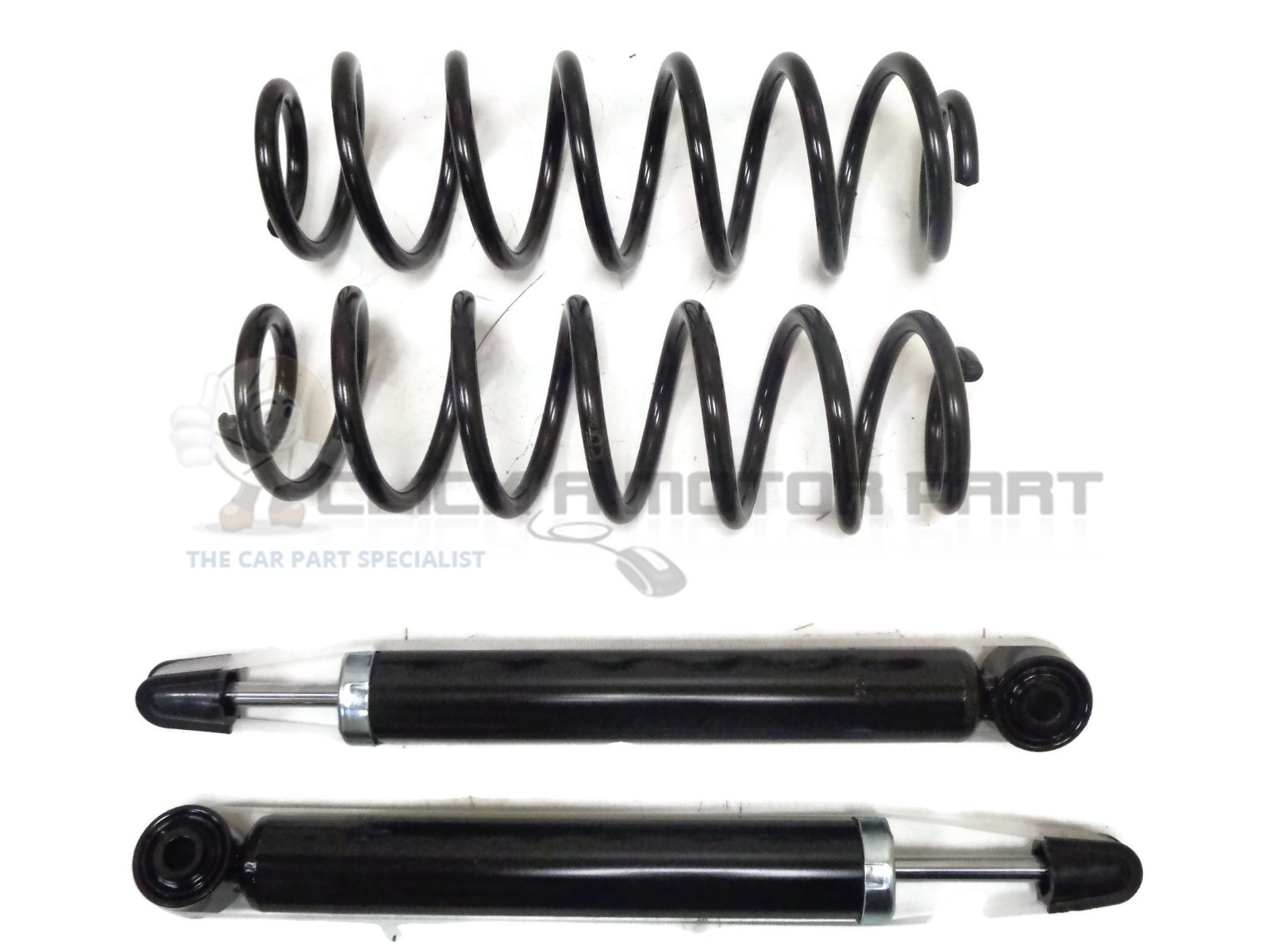 VW GOLF MK5 0509 REAR 2 SUSPENSION COIL SPRINGS & SHOCK ABSORBERS