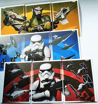 Topps STAR WARS  REBEL ATTAX  STRIKE FORCE Puzzle Karten #85-128 ''zum Aussuchen''