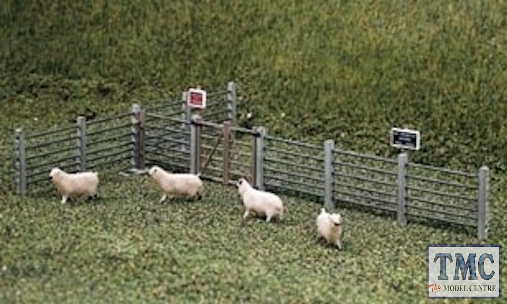 419 Ratio Concrete Fence Posts gates Signs etc OO Gauge Plastic Kit
