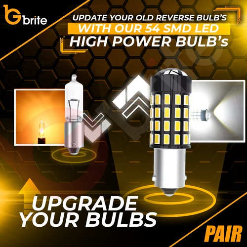 2x Golf MK7 GTD GTI R Reverse Bright White canbus Bulbs 54 SMD Error Free LED - Picture 2 of 6