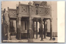 Italian Postcard Salerno Cathedral Pulpit "Another View" 1901-1907 NP VGC