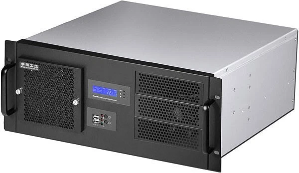 4U (LCD)(3x5.25"O+9xHDDs Bay) Rackmount (D:14.96" Case) (Redundant P S OK! ) NEW - Image 3 of 4