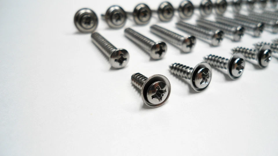 (¡91 piezas!) TORNILLOS INT NEGROS/CROMADOS PARA COCHES CLÁSICOS/VIEJA ESCUELA GM CAMIONES ETC Foto 2 de 4