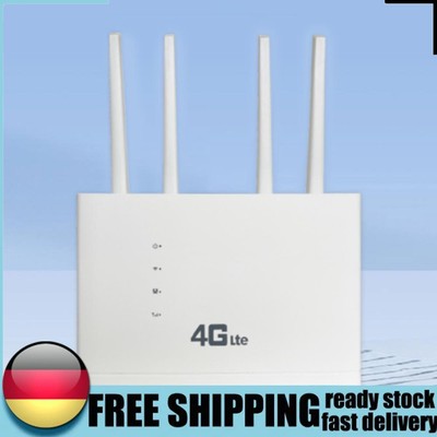 4G Wireless Router External Antenna WiFi Router Networking Modem for Home Office