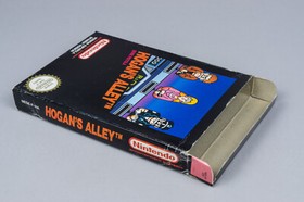 Nintendo NES *Hogan's Alley* Acrylcase CIB OVP PAL B HA-ESP