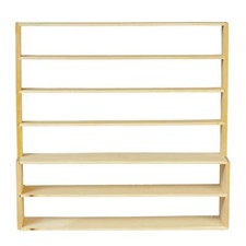 Bambole Casa Legno Grezzo Grande Scaffale da Negozio Montaggio Miniatura Mobili