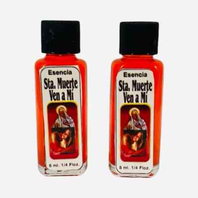 2PACK- Santa Muerte Ven a Mi Aceite perfume Esoterico Atrayente de Amor Hombres