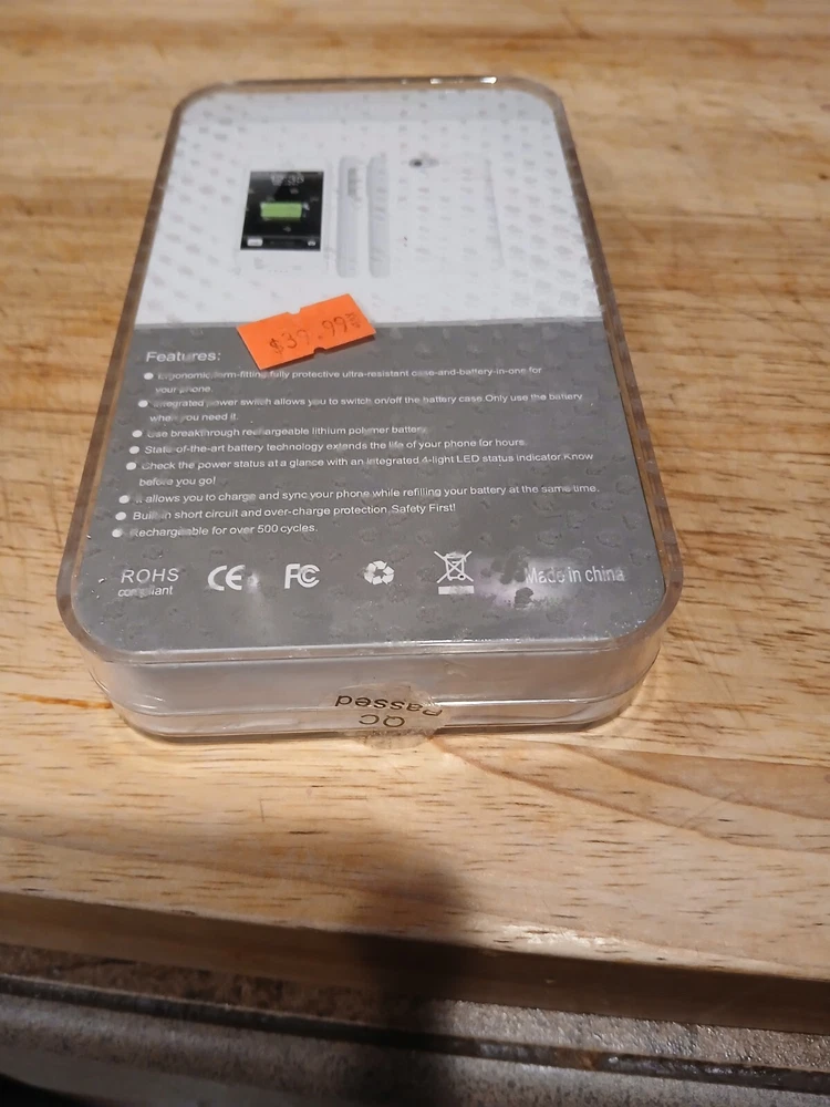 Power Bank Battery Charging Case External Power Bank For use With iphone 5/5s