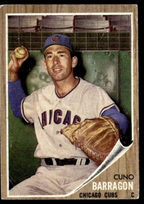 1962 Topps Baseball #66 Cuno Barragon Chicago Cubs
