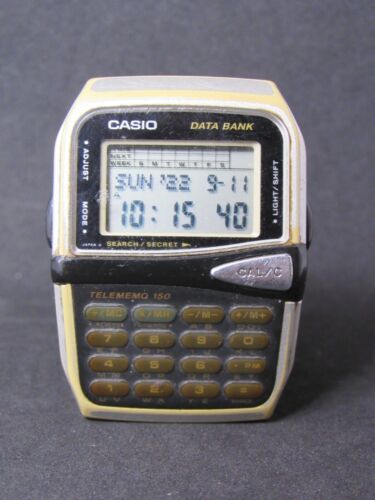 Casio Databank Quartz DBM-151 Vintage Men's Watch