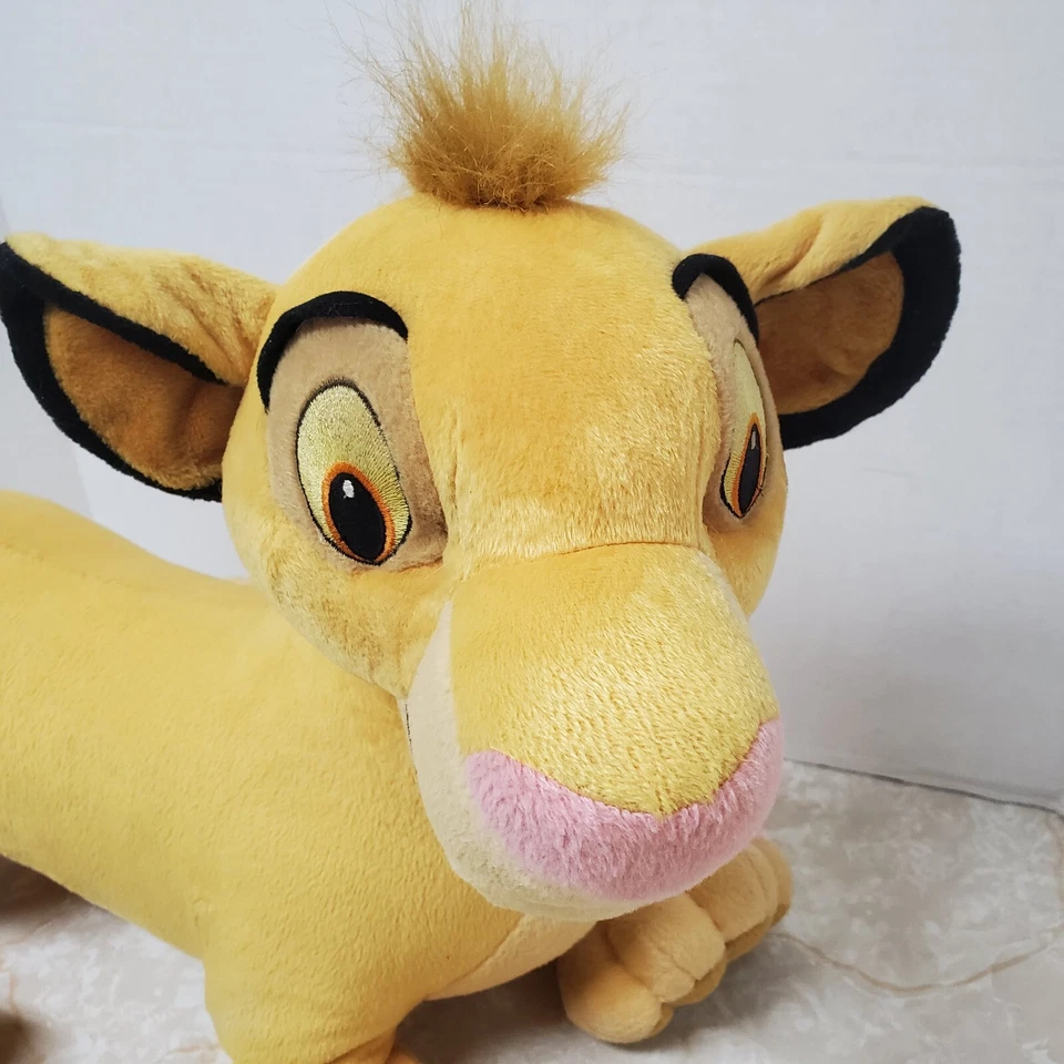 Vintage Disney Hasbro The Lion King Simba Cub Plush 20" Large Stuffed Animal Toy - Image 3 of 4