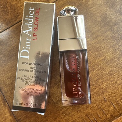Dior Addict Lip Glow Oil Color Reviver Cherry Oil 020 Mahogany