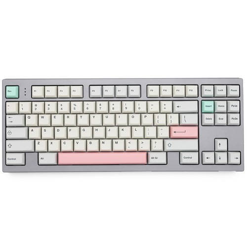 Arc Profile 9009 Light Grey Keycap Set Colorway XDA Profile Like Dye Sub Mech - 第 1/5 張圖片