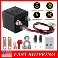 Car Battery Switch Disconnect Power Kill Master Isolator Cut Off Remote Control