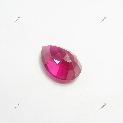 Pear Cut 4.65 Carat Natural Red Ruby CERTIFIED Beautiful Loose Gemstone - Picture 4 of 15