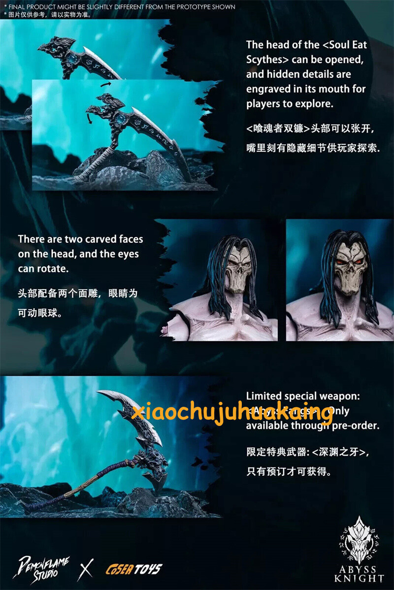 New COSERTOYS AD-005 1/12 Darksiders Abyss Knight 6