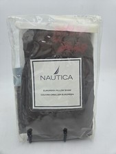 New Nautica HIGHLAND Euro Sham Blue Brown