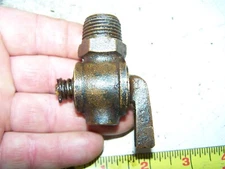 Brass Drain Valve 1/2" NPT FULLER JOHNSON Hit Miss Gas Engine Motor Oiler NICE