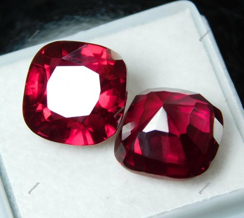 Natural Ruby Cushion Shape Flawless Red 18.00 Ct CERTIFIED Loose Gemstone - Picture 6 of 14