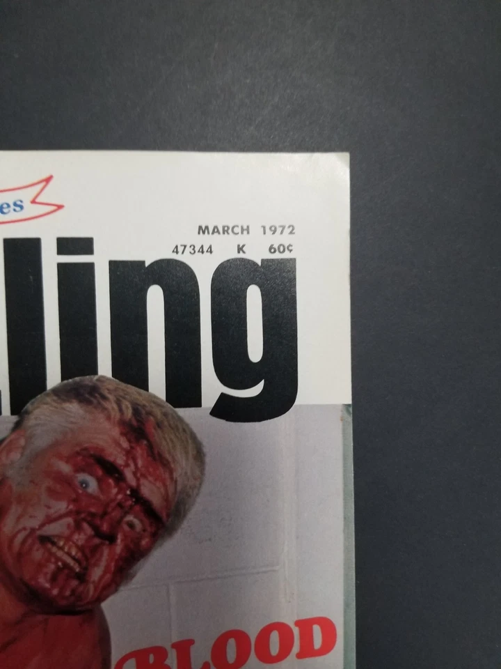 LUCHA LIBRE INTERIOR marzo 1972 BAÑO DE SANGRE CHICAGO trituradora Patterson Stevens AWA WWA Foto 3 de 4