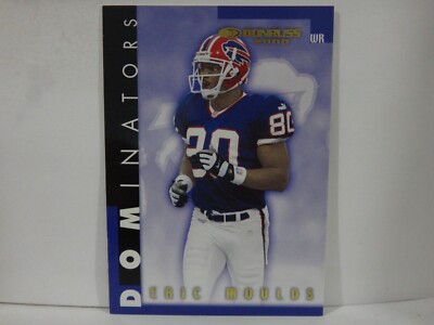 2000 Donruss Dominators Buffalo Bills Football Card #23 Eric Moulds/5000