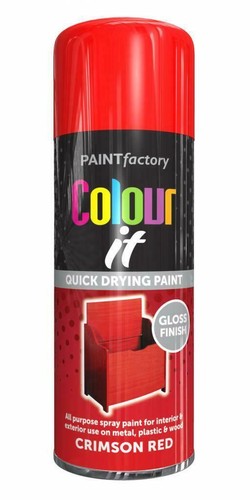 Colour it Spray Paint Primer Matt Gloss Satin Wood Metal Plastic 400ml/200ml - Picture 14 of 15