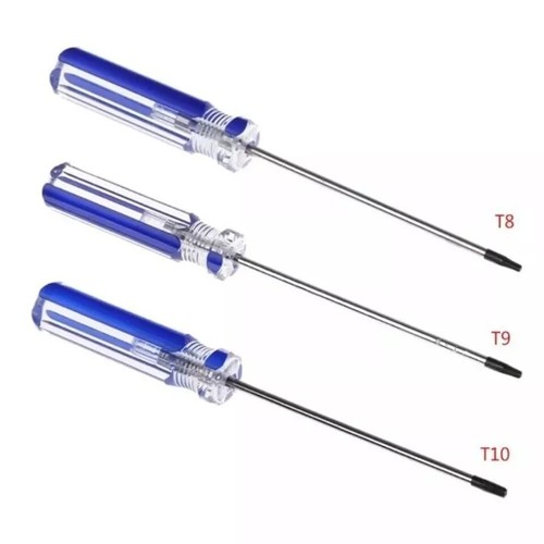 T8/T9/T10 Tamper Proof Screwdriver Security Torx Driver Disassembly For XBOX PS3 - Picture 3 of 5