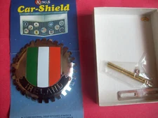 KING'S CAR-SHIELD GRILLE EMBLEM  METAL CHROME BADGE -IRELAND