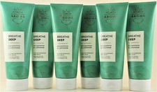 QTY 6 - Bath  Body Works BREATHE DEEP EUCALYPTUS LAVENDER Body Cream Lotion 8z