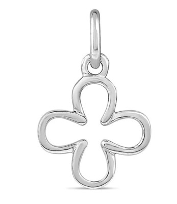 Belk Silverworks Southern Charm 4 Blatt Kleeblatt Charm Sterlingsilber  