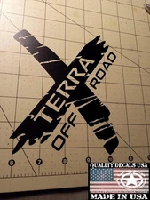 X  Xterra terra offroad suv custom Vinyl Decal Sticker