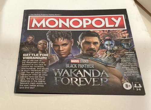 Monopoly Marvel Studios' Black Panther Wakanda Forever Edition Board Game - Picture 9 of 14